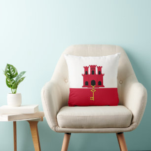 Gibraltar flag cushion