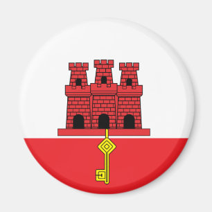Gibraltar Flag Magnet