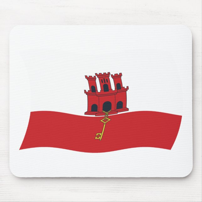Gibraltar Flag Mousepad (Front)