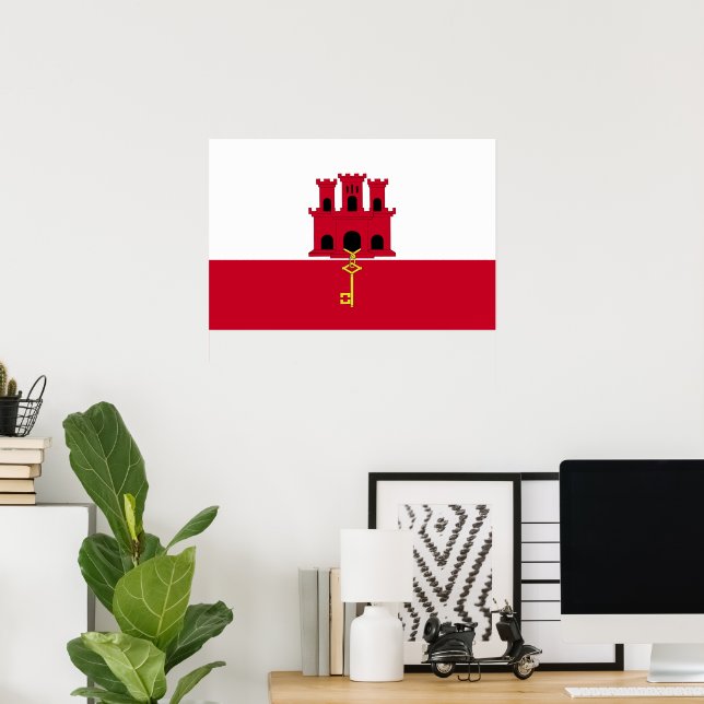 Gibraltar flag poster (Home Office)