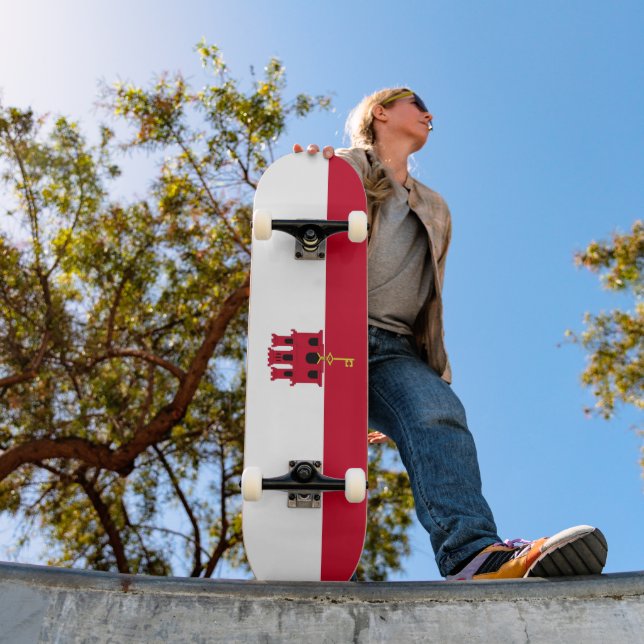 Gibraltar flag skateboard (Outdoor 1)