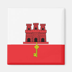 Gibraltar High quality Flag Magnet