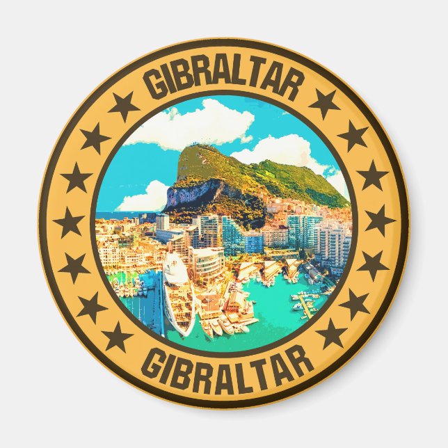 Gibraltar                                          magnet (Front)