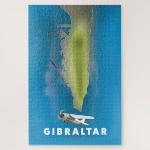 Gibraltar Map Jigsaw Puzzle
