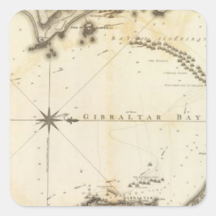 Gibraltar Square Sticker