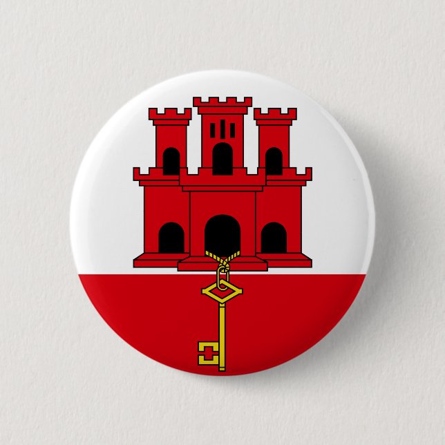 Gibraltarian flag button (Front)