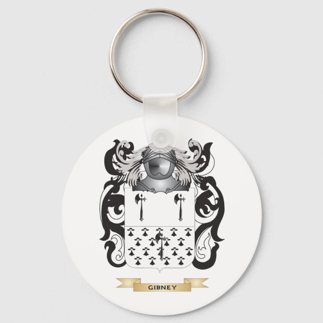 Gibson Coat of Arms (Family Crest) Key Ring (Front)