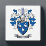 Gibson Family Crest Coat of Arms Plaque<br><div class="desc">Gibson family crest and Scottish Gibson coat of arms. For men with the Gibson surname, and for women with the Gibson last name. Click 'Gibson Family Crest' to see all our designs featuring the Gibson family name.</div>