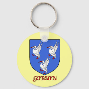 Gibson Family Shield Keychain