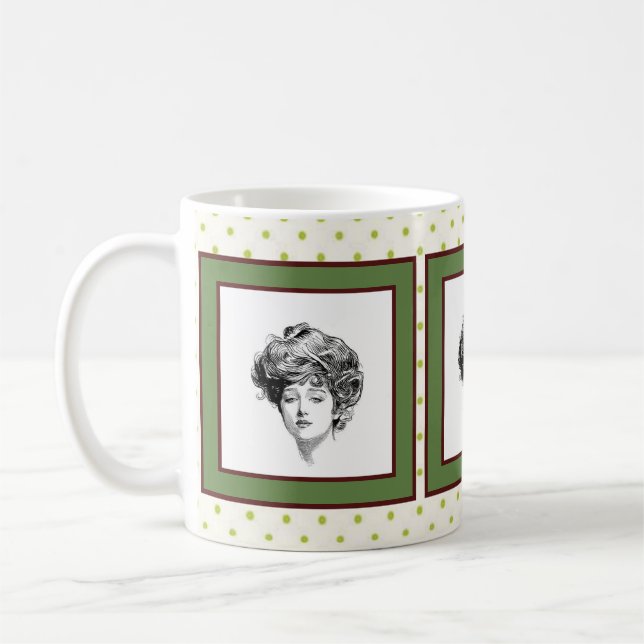 Gibson Girl Coffee Mug - Design 1 (Left)