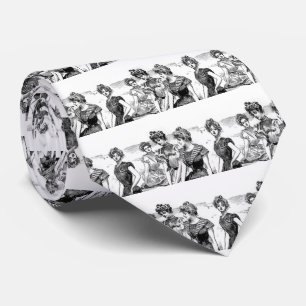 Gibson Girls at the Beach Tie