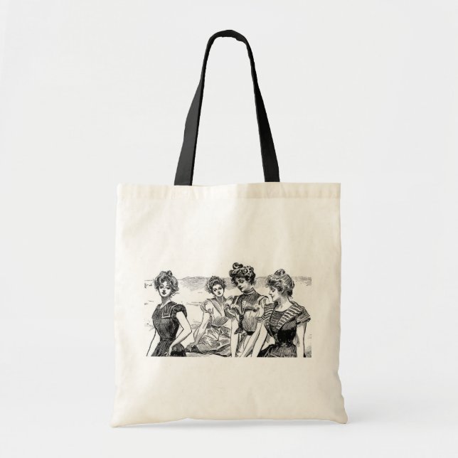 Gibson Girls at the Beach Tote Bag (Front)