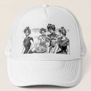 Gibson Girls at the Beach Trucker Hat