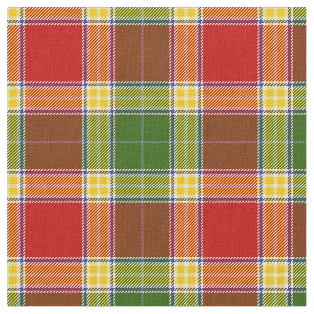 Gibson Tartan Print Fabric (Close Up)