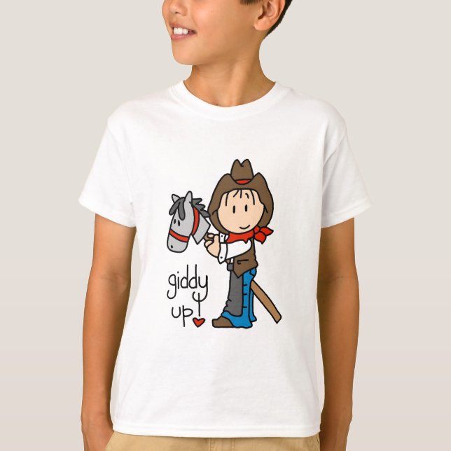 Giddy Up Cowboy T shirts and Gifts (Front)
