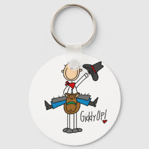 Giddy Up Cowboy Tshirts and gifts Key Ring