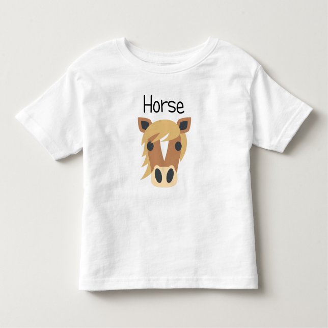 Giddy Up Horse Toddler T-Shirt (Front)