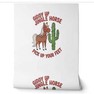 Giddy Up Jingle Horse Pick Up Your Feet Wallpaper