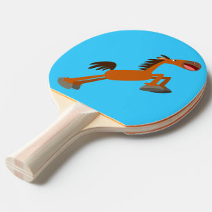 Giddyup, Horsey! Cartoon Horse Ping Pong Paddle