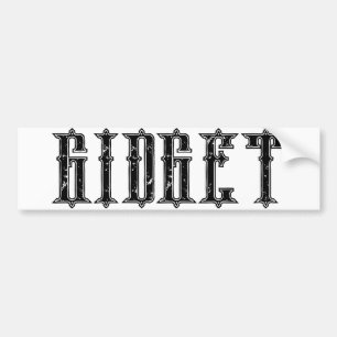 GIDGET BUMPER STICKER