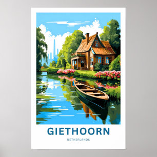 Giethoorn Netherlands Travel Print