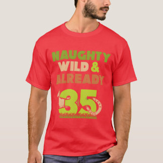 Gift 35 years birthday women horse family T-Shirt