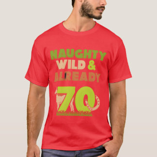 Gift 70 years birthday women horse gift T-Shirt