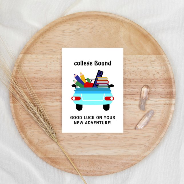 gift a little funny back to school student holiday card (Creator Uploaded)