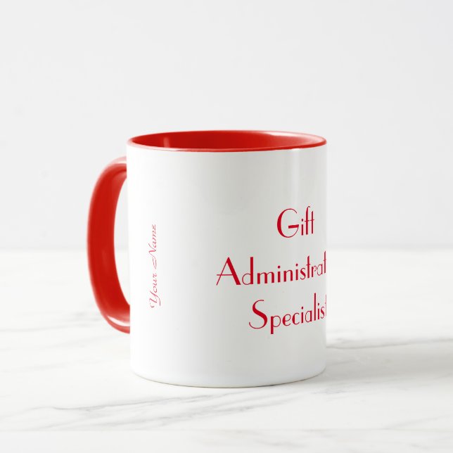 "Gift Administration Specialist" Mug (Front Left)