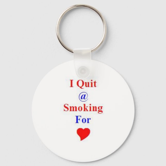 Gift Award for Stop or Quit Smoking Key Ring (Front)