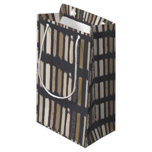 Gift Bag Brown Stripe