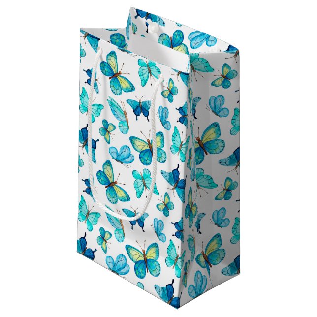 Gift Bag-Butterflies Small Gift Bag (Front Angled)