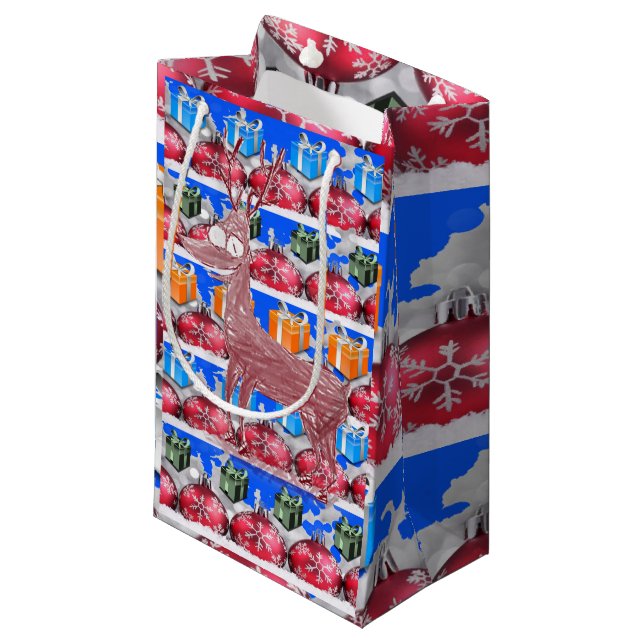 Gift Bag Christmas (Front Angled)