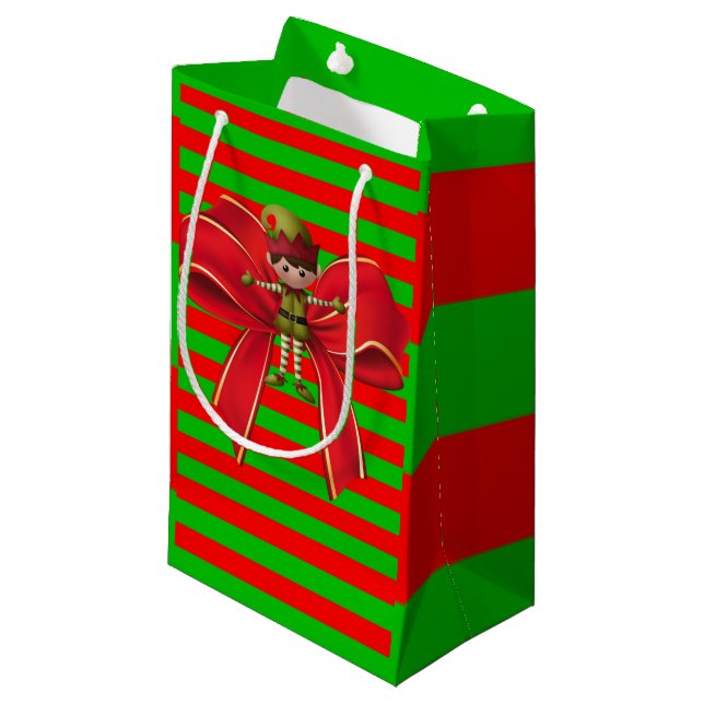 Gift Bag Christmas Elf (Front Angled)