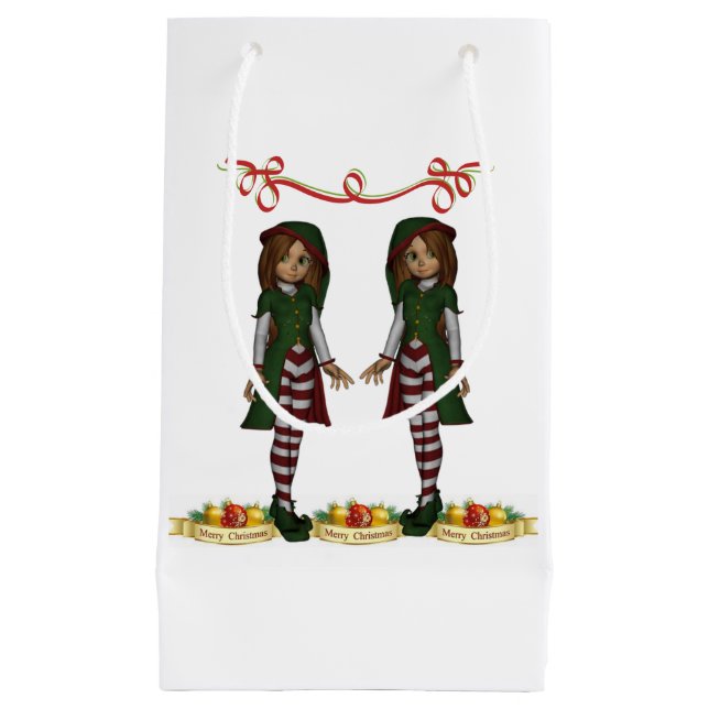 Gift Bag Christmas Elf (Front)