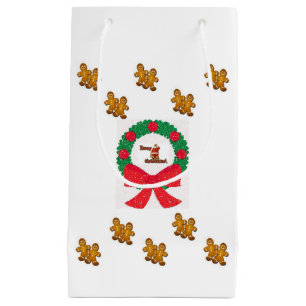 Gift Bag Christmas Gingerbread Man