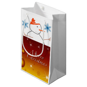 Gift Bag Christmas Snowman