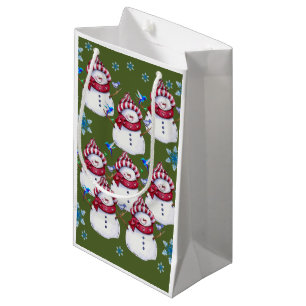 Gift Bag Christmas Snowman