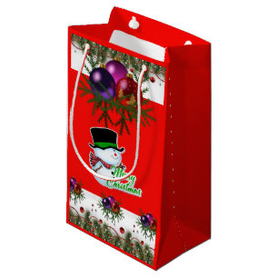 Gift Bag Christmas Snowman