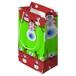 Gift Bag Christmas Snowman