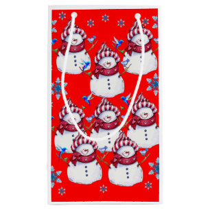 Gift Bag Christmas Snowman