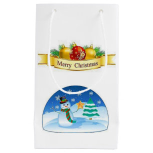 Gift Bag Christmas Snowman