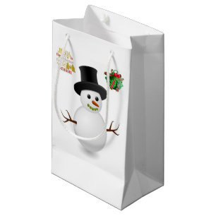Gift Bag Christmas Snowman
