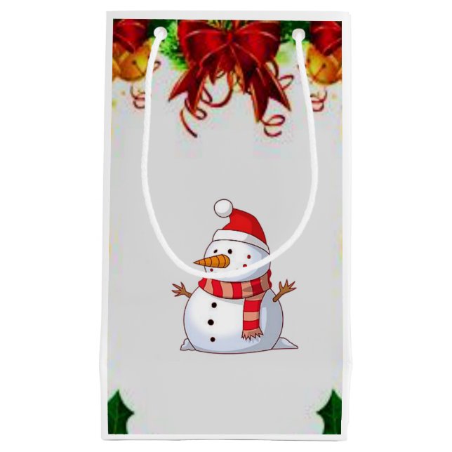 Gift Bag Christmas Snowman (Front)