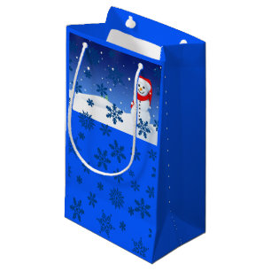 Gift Bag Christmas Snowman