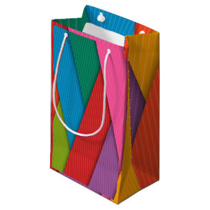 Gift Bag Happy Colourful Triangles