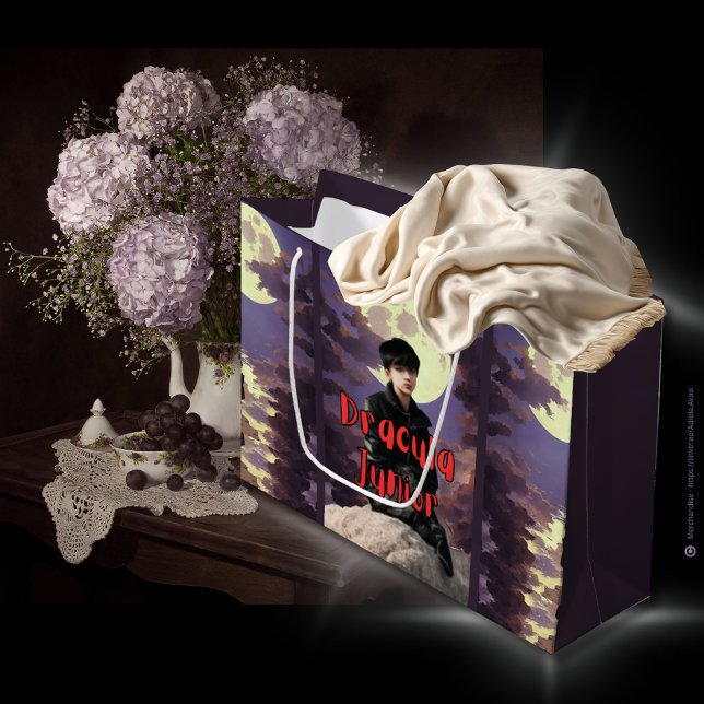 Gift Bag - Large - Dracula Junior (DJ Gift Bags designed by Poet Adiela Akoo. Browse my store now for more cool finds & gr8t gift ideas)