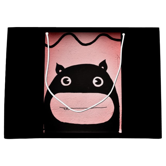 Gift Bag - Large, Glossy HAPPY MONSTER (Front)