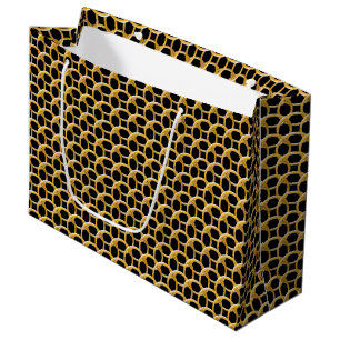 Gift Bag (Lg) - Golden Chain Mail