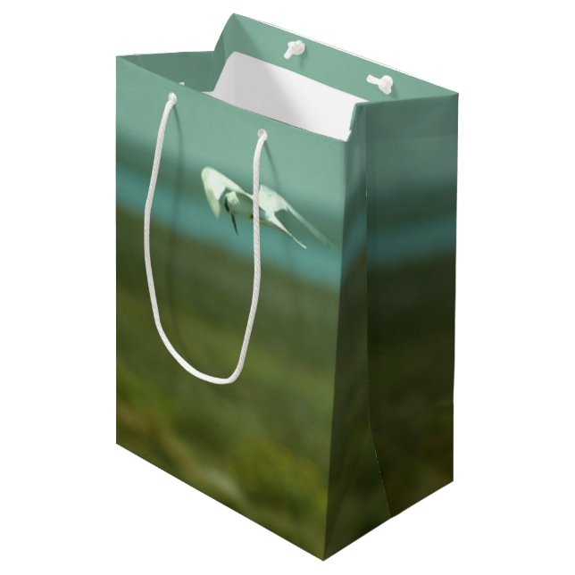 Gift Bag (med.) - Tern in Flight (Front Angled)